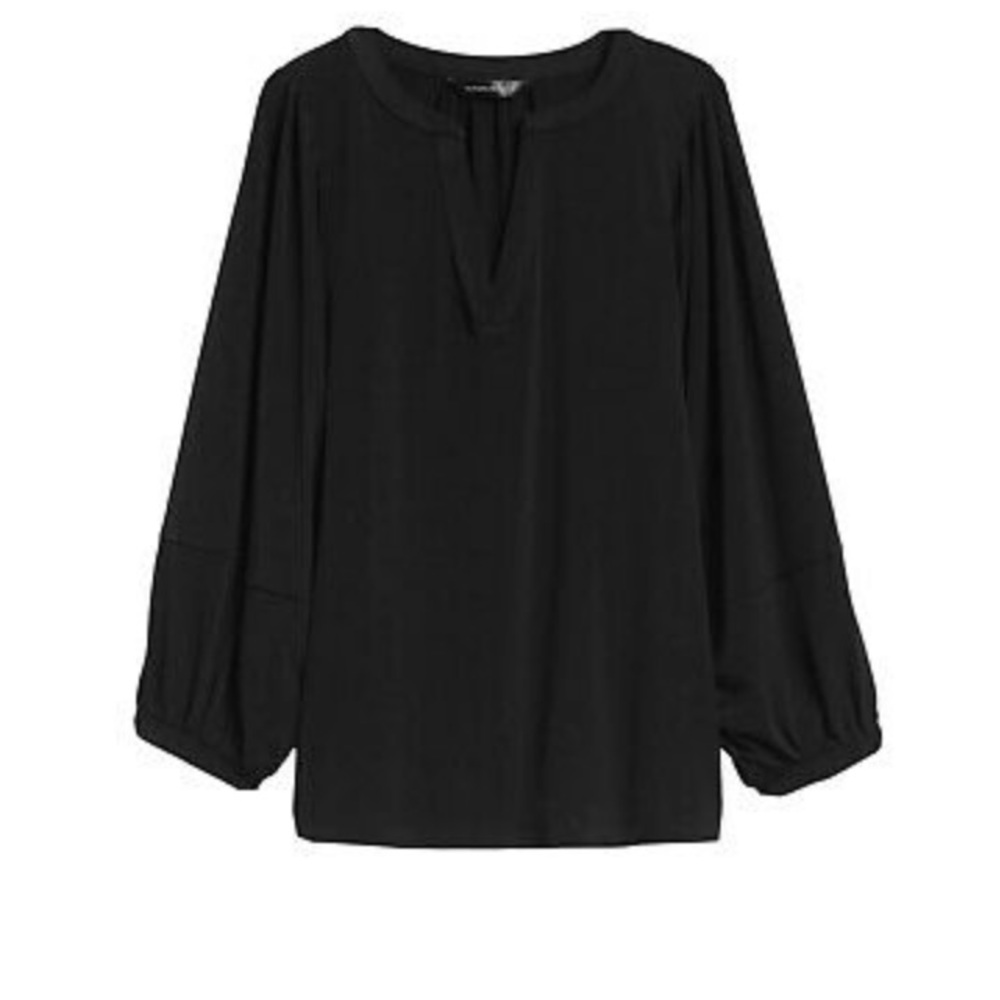 Banana Republic Split Neck Top